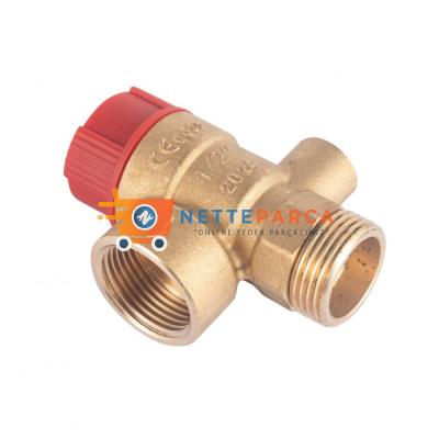 Buderus Delta Sondalı 3 Bar Emniyet Ventili Novasfer