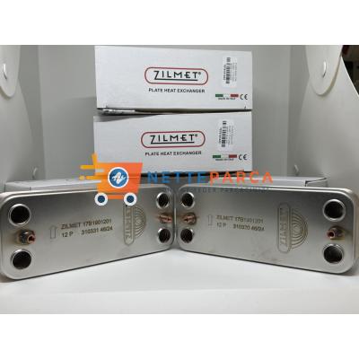 PLAKA EŞANJÖR ZILMET 12 PLAKA BERETTA ARÇELİK BEKO AUER EŞANJÖR 148MM